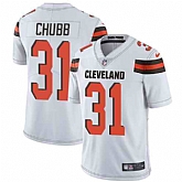 Nike Men & Women & Youth Browns 31 Nick Chubb White NFL Vapor Untouchable Limited Jersey,baseball caps,new era cap wholesale,wholesale hats